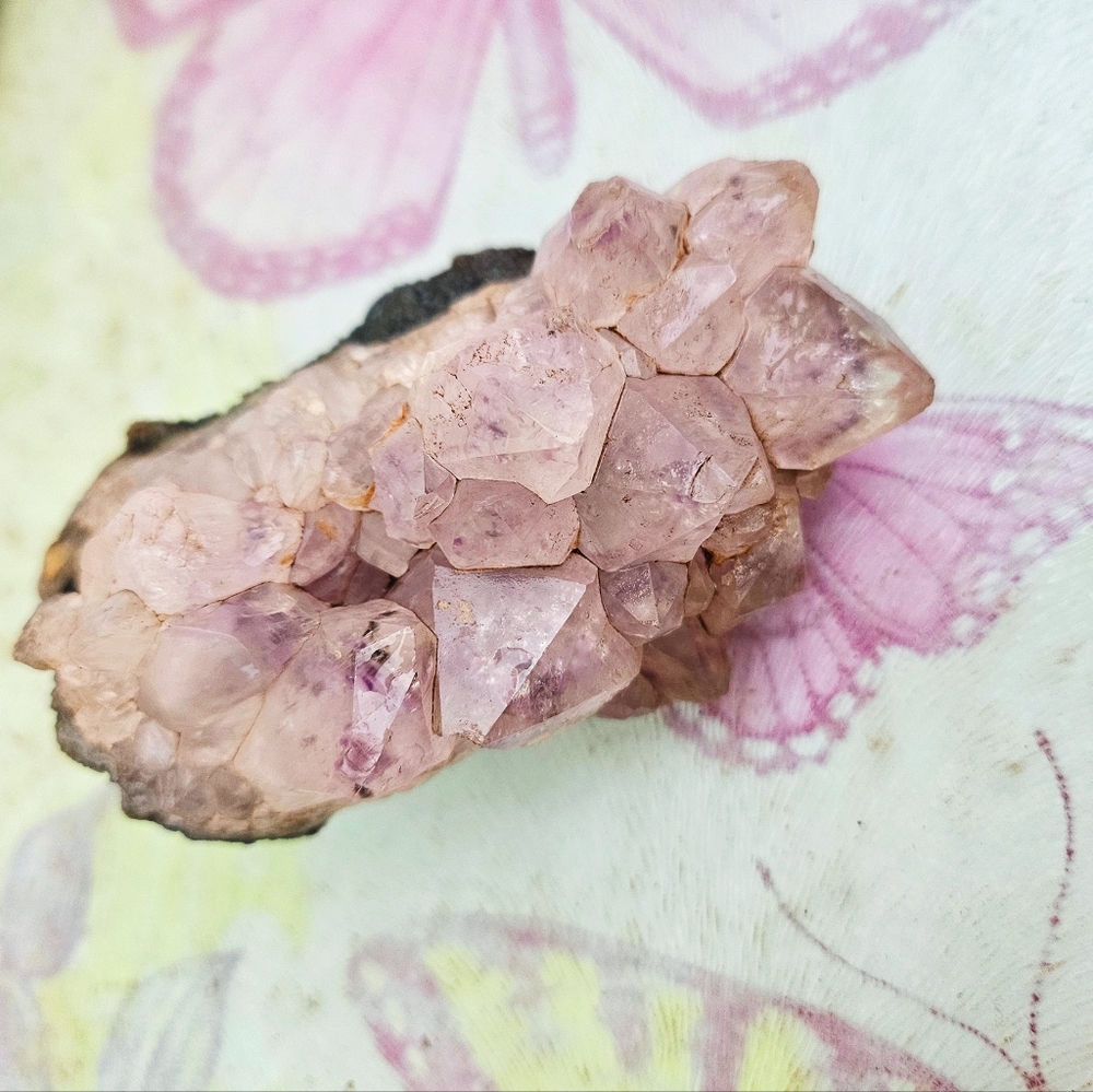 Pale Purple Raw Cut Amethyst Cluster Quartz Rock/Stone 7.4oz